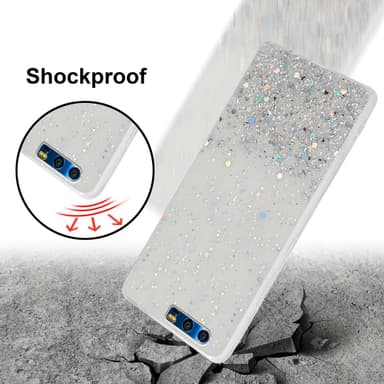 Honor 9 Silikondeksel Glitter (gjennomsiktig)