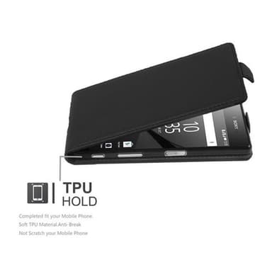 Sony Xperia Z5 COMPACT Deksel Cover Etui (svart)