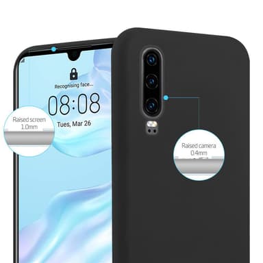 Deksel Huawei P30 Silikon cover (svart)