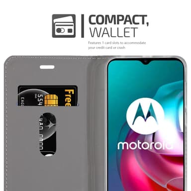 Motorola MOTO G10 / G30 lommebokdeksel etui (blå)