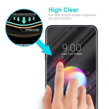 LG K10 2018 / K11 / K11 PLUS Skjermbeskytter Skärmskydd