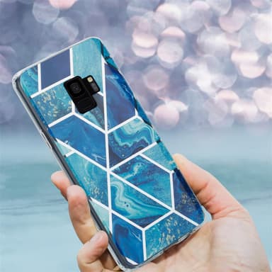 Samsung Galaxy S9 PLUS lommebokdeksel etui (blå)
