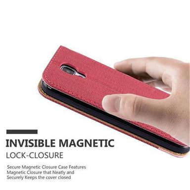 Samsung Galaxy S4 lommebokdeksel case (rød)