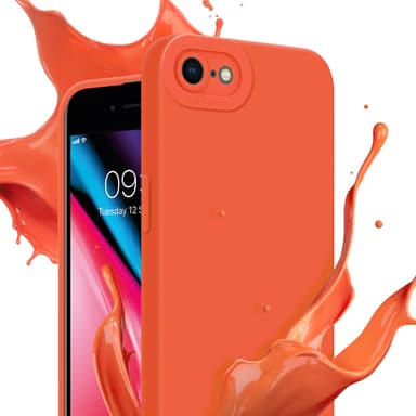 iPhone 7 / 7S / 8 / SE 2020 Deksel case (oransje)