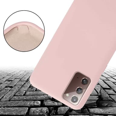 Deksel Samsung Galaxy NOTE 20 med Halskjede (rosa)