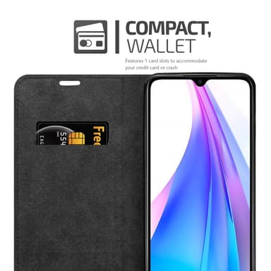 Xiaomi RedMi NOTE 8T lommebokdeksel case (brun)