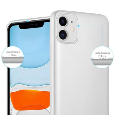 Deksel iPhone 11 Case Cover (sølv)