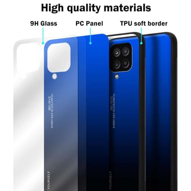 Deksel Samsung Galaxy A12 / M12 Case Cover (Svart)