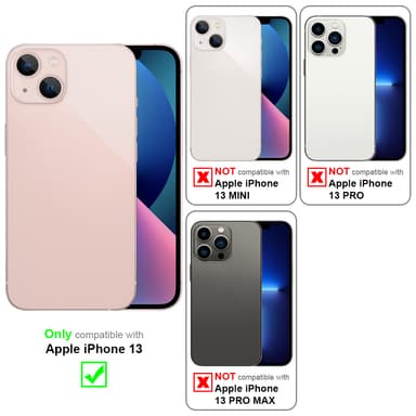 iPhone 13 silikondeksel case (grønn)