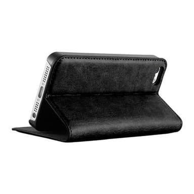iPhone 5 / 5S / SE 2016 lommebokdeksel case (svart)