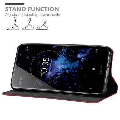 Sony Xperia XZ2 PREMIUM lommebokdeksel case (rød)