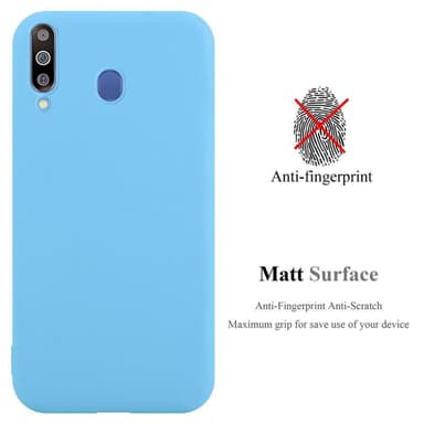 Deksel Samsung Galaxy M30 / A40s Silikon cover (blå)