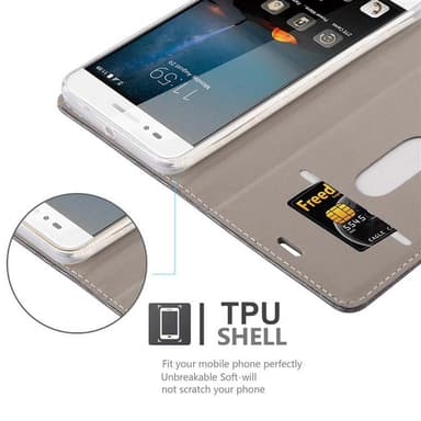 ZTE Blade A612 lommebokdeksel etui (grå)