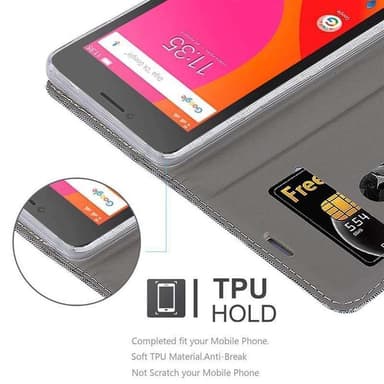 Lenovo B lommebokdeksel etui (grå)