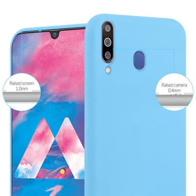 Deksel Samsung Galaxy M30 / A40s Silikon cover (blå)