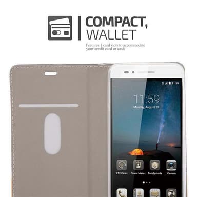 ZTE Blade A612 lommebokdeksel etui (grå)