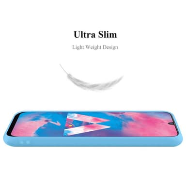 Deksel Samsung Galaxy M30 / A40s Silikon cover (blå)