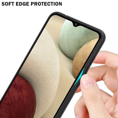 Deksel Samsung Galaxy A12 / M12 Case Cover (Svart)