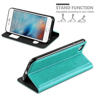 iPhone 6 PLUS / 6S PLUS lommebokdeksel cover (turkis)