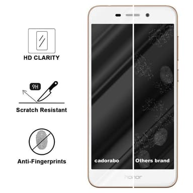Honor 6C PRO Skjermbeskytter Skärmskydd (hvit)