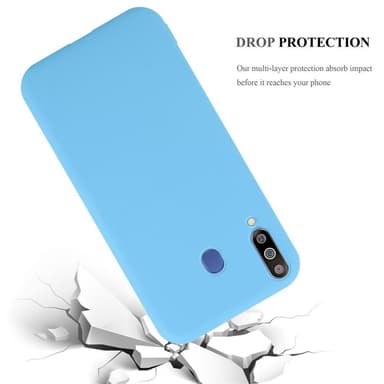 Deksel Samsung Galaxy M30 / A40s Silikon cover (blå)