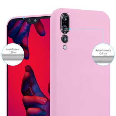 Deksel Huawei P20 PRO / P20 PLUS Silikon cover (rosa)