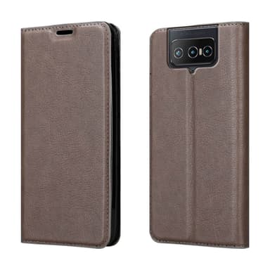 Asus ZenFone 8 FLIP lommebokdeksel case (brun)