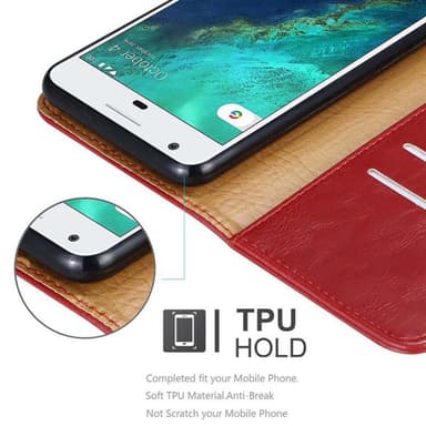Google PIXEL lommebokdeksel etui (rød)