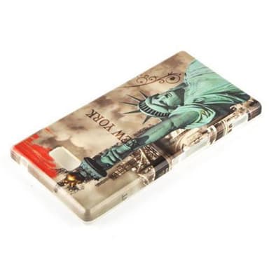 Sony Xperia M2 / M2 AQUA Hardt Deksel Case (brun)