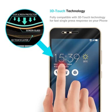 Asus ZenFone 3 MAX (5.2 tomme) Skjermbeskytter