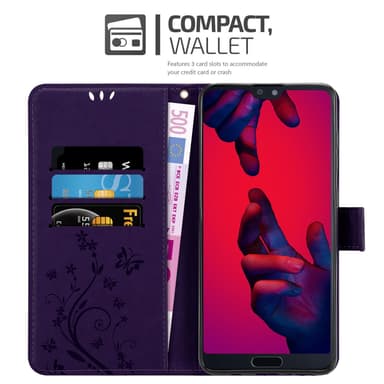 Huawei P20 PRO / P20 PLUS lommebokdeksel Blomster