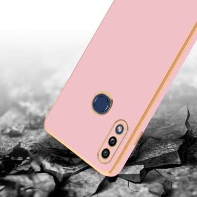 Samsung Galaxy A10s / M01s silikondeksel case (rosa)
