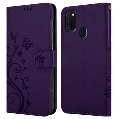 Samsung Galaxy M21 / M30s lommebokdeksel Blomster