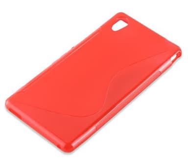 Sony Xperia M4 AQUA silikondeksel case (rød)
