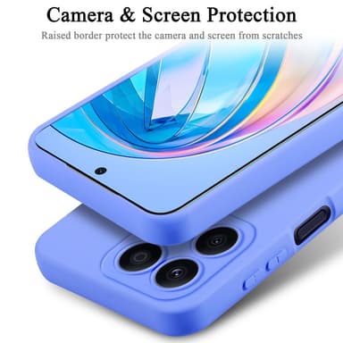 Honor x8a silikondeksel case (Lilla)
