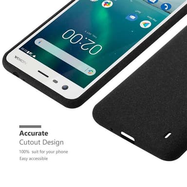 Deksel Nokia 2 2017 case (svart)