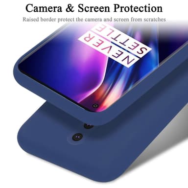 OnePlus 8 silikondeksel case (Blå)