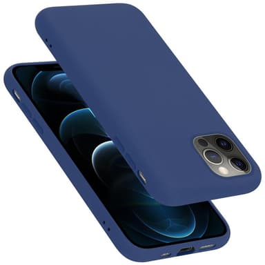 iPhone 12 / 12 PRO silikondeksel case (blå)