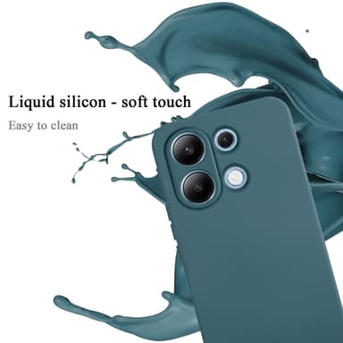 Redmi Note 13 4G silikondeksel case (Grønn)