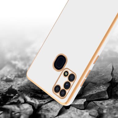 Samsung Galaxy M31 silikondeksel case (hvit)