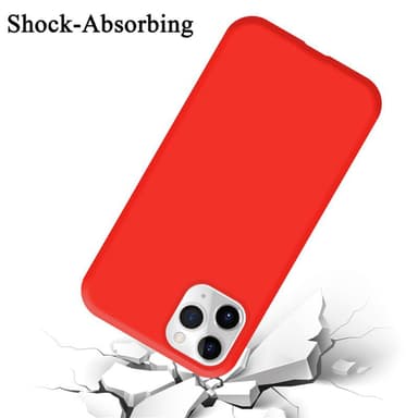 iPhone 11 PRO silikondeksel case (rød)
