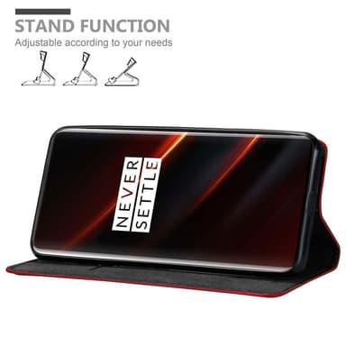 OnePlus 7T PRO lommebokdeksel case (rød)