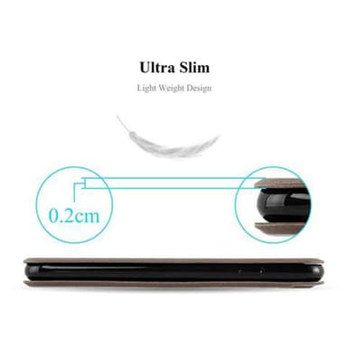 Samsung Galaxy S6 lommebokdeksel cover (brun)