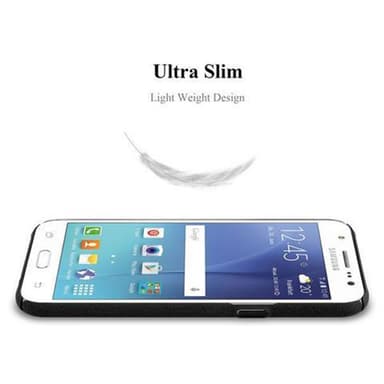 Samsung Galaxy J5 2015 Hardt Deksel Cover (svart)