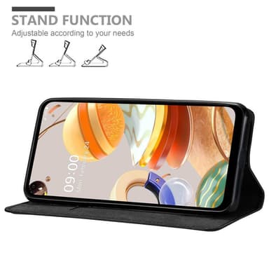 LG K61 lommebokdeksel case (svart)