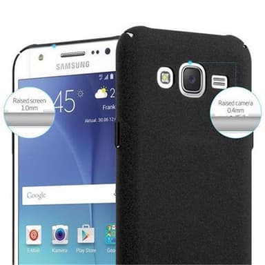 Samsung Galaxy J5 2015 Hardt Deksel Cover (svart)