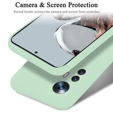 Xiaomi 12T / 12T PRO silikondeksel case (grønn)