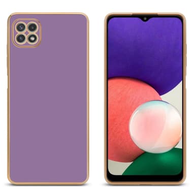 Samsung Galaxy A22 5G silikondeksel case (lilla)