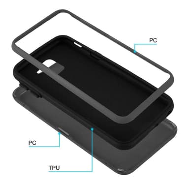 Samsung Galaxy J6 2018 Deksel Case Cover (grå)