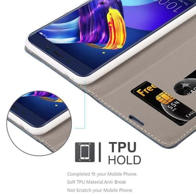 Honor 6C PRO lommebokdeksel etui (blå)